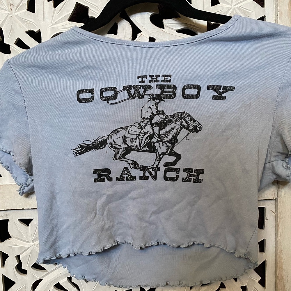 H&M Cowboy Ranch crop top